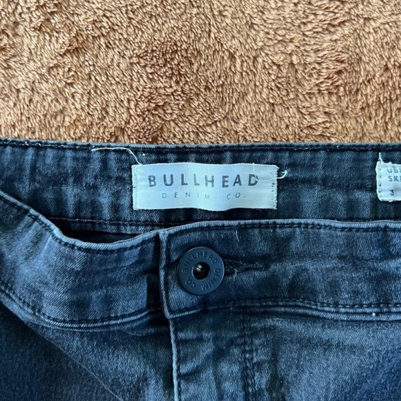 Ankle cropped black stripe athletic leggings and high rise jeans pack 🖤 - Picture 6 of 12